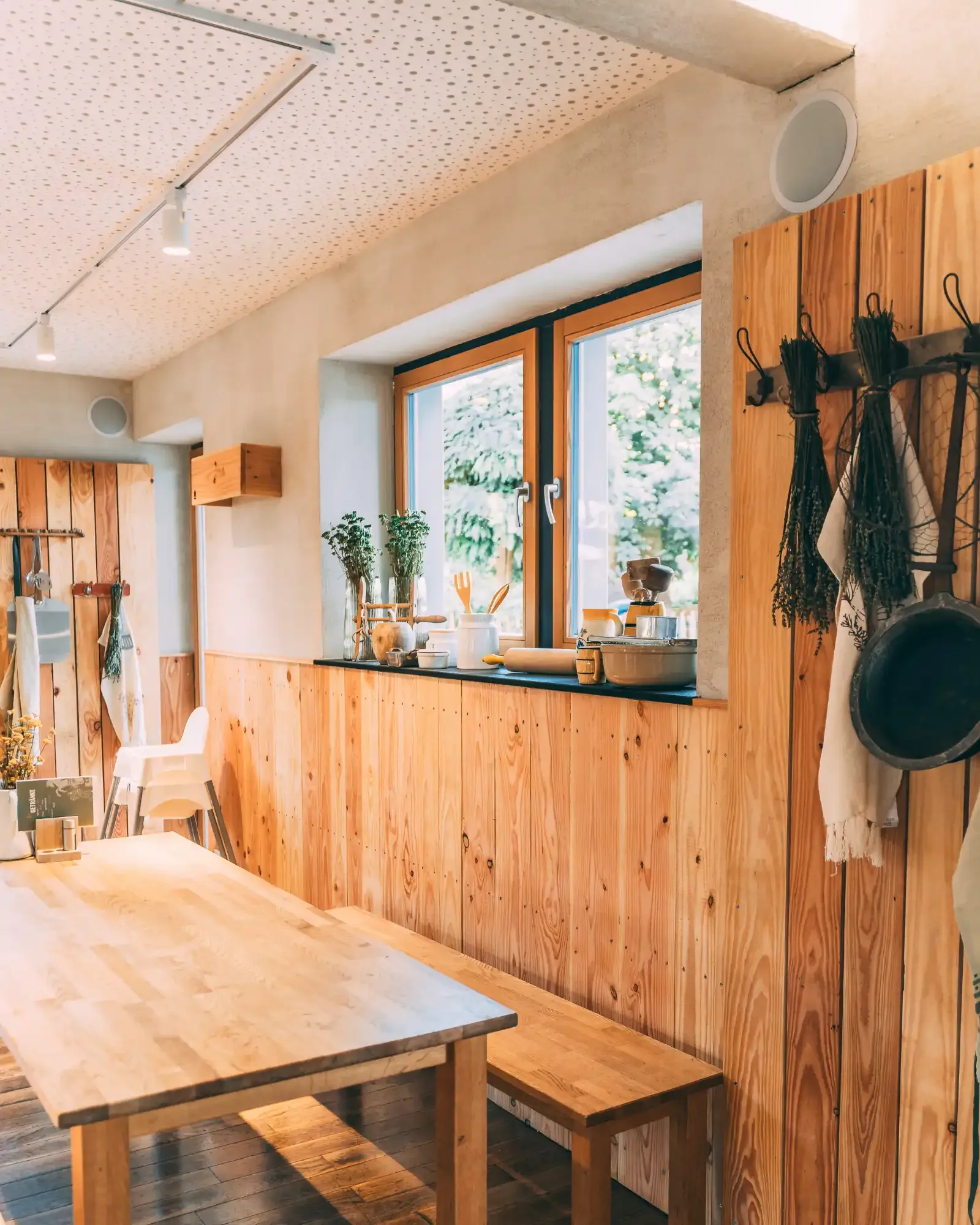 Bufetový pult v rodinné restauraci Gut Hügle