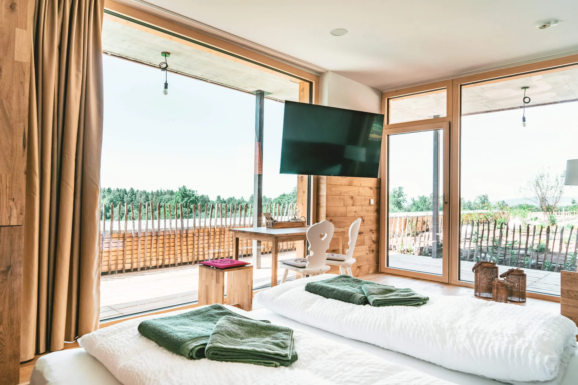 Pohled: Rekreační apartmán u Bodamského jezera: Studio Deluxe Panorama | Gut Hügle